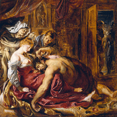 reproductie Samson and Delilah van Peter Paul Rubens